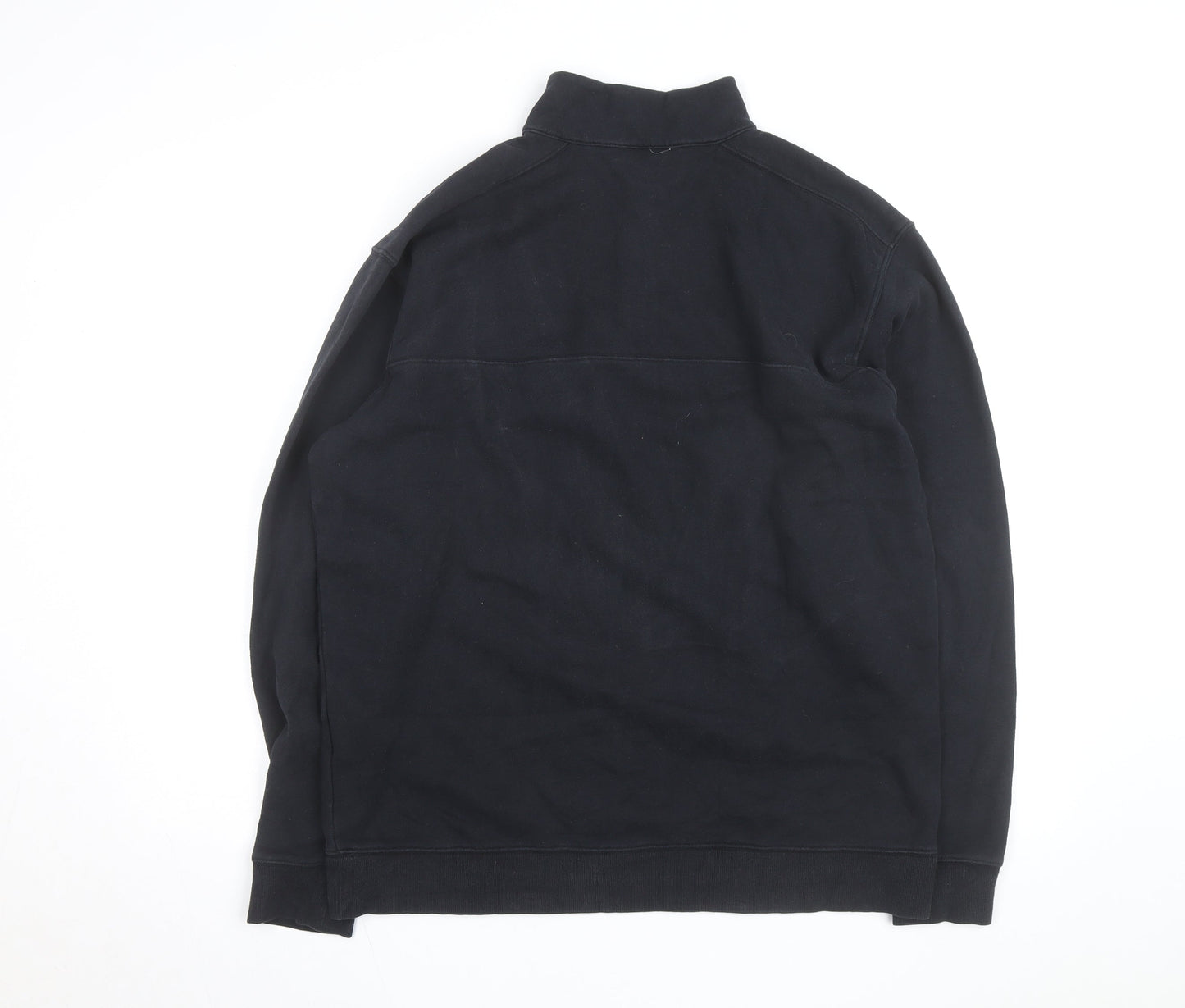Columbia Men's Black 1/4 Zip Fleece Pullover Sweatshirt L