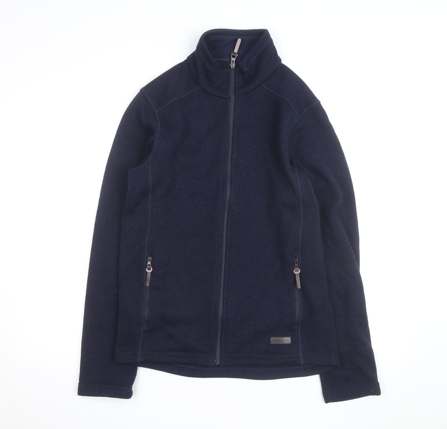 Brasher Men's Blue Fleece Soft Shell Jacket Size S Outdoor Hiking