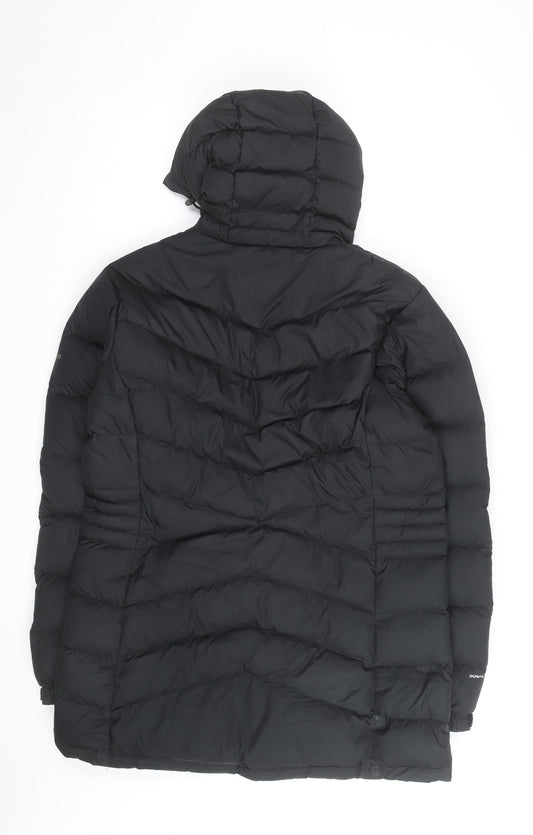 Berghaus Women's Black Size 16 Quilted Down Hooded Puffer Jacket