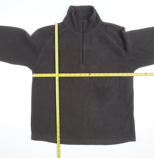 Craghoppers Men's Black Fleece Half Zip Pullover Sweatshirt M