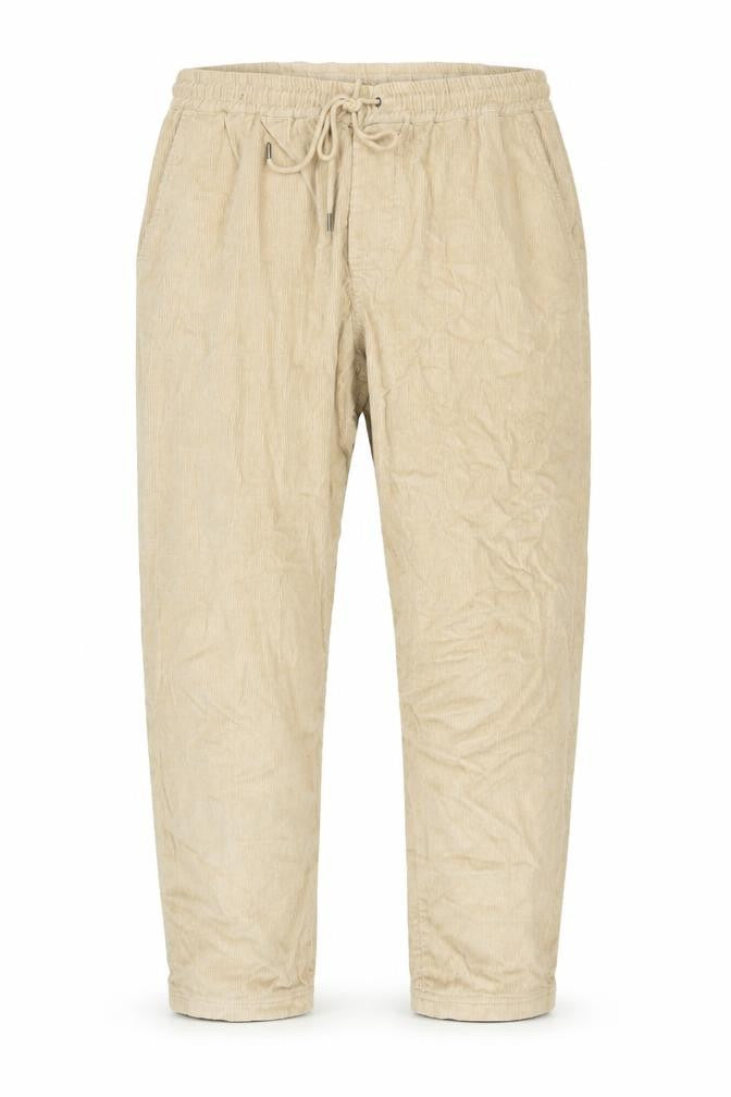 Huffer Men's Beige Corduroy Jogger Trousers 2XL Relaxed Fit