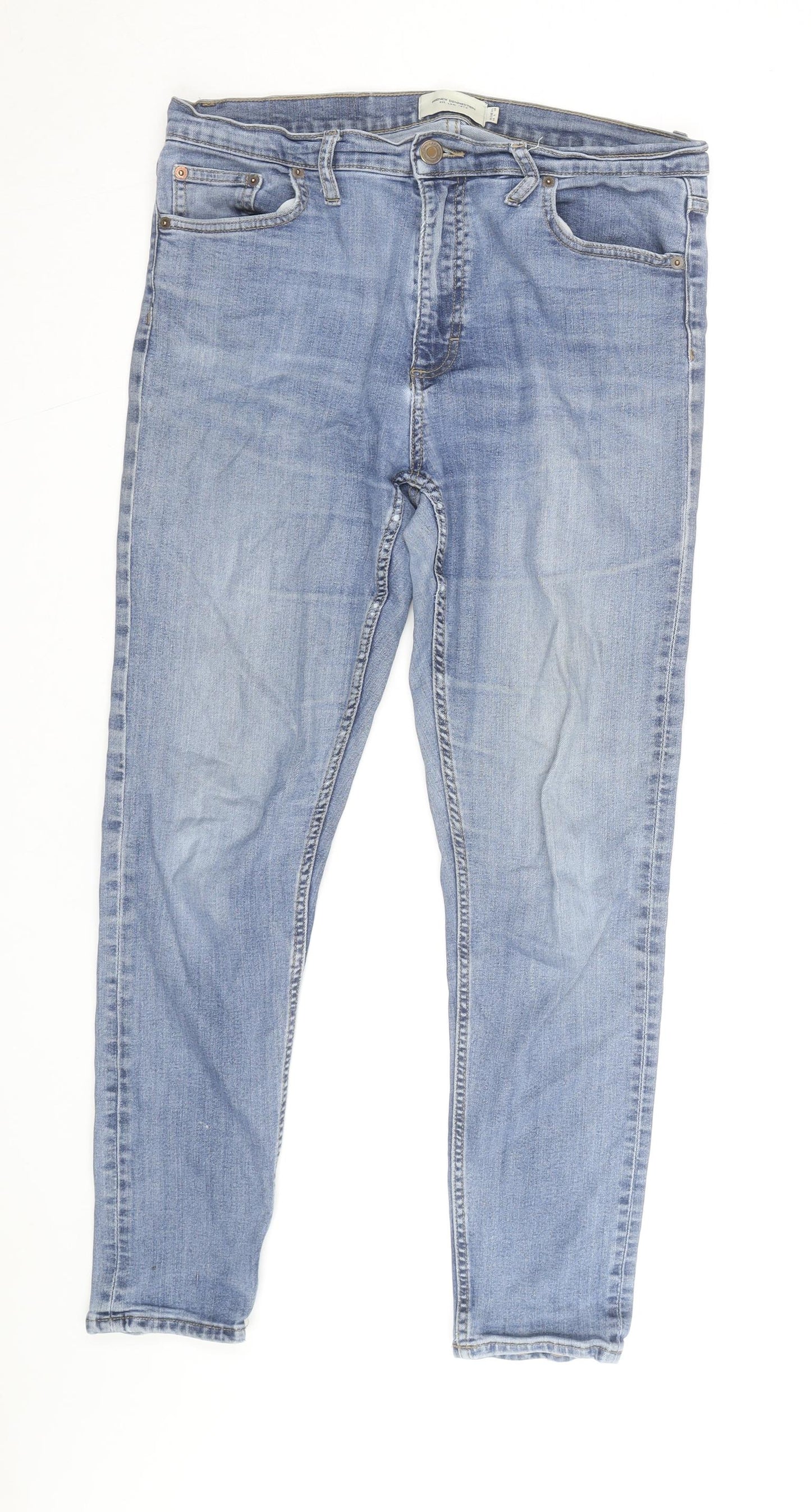 French Connection Women's Blue Skinny Jeans Size 10