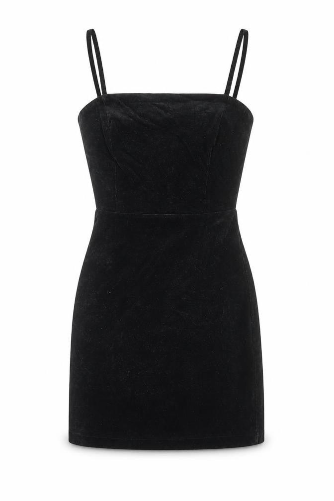 New Look Women’s Black Corduroy Bodycon Mini Dress Size 6