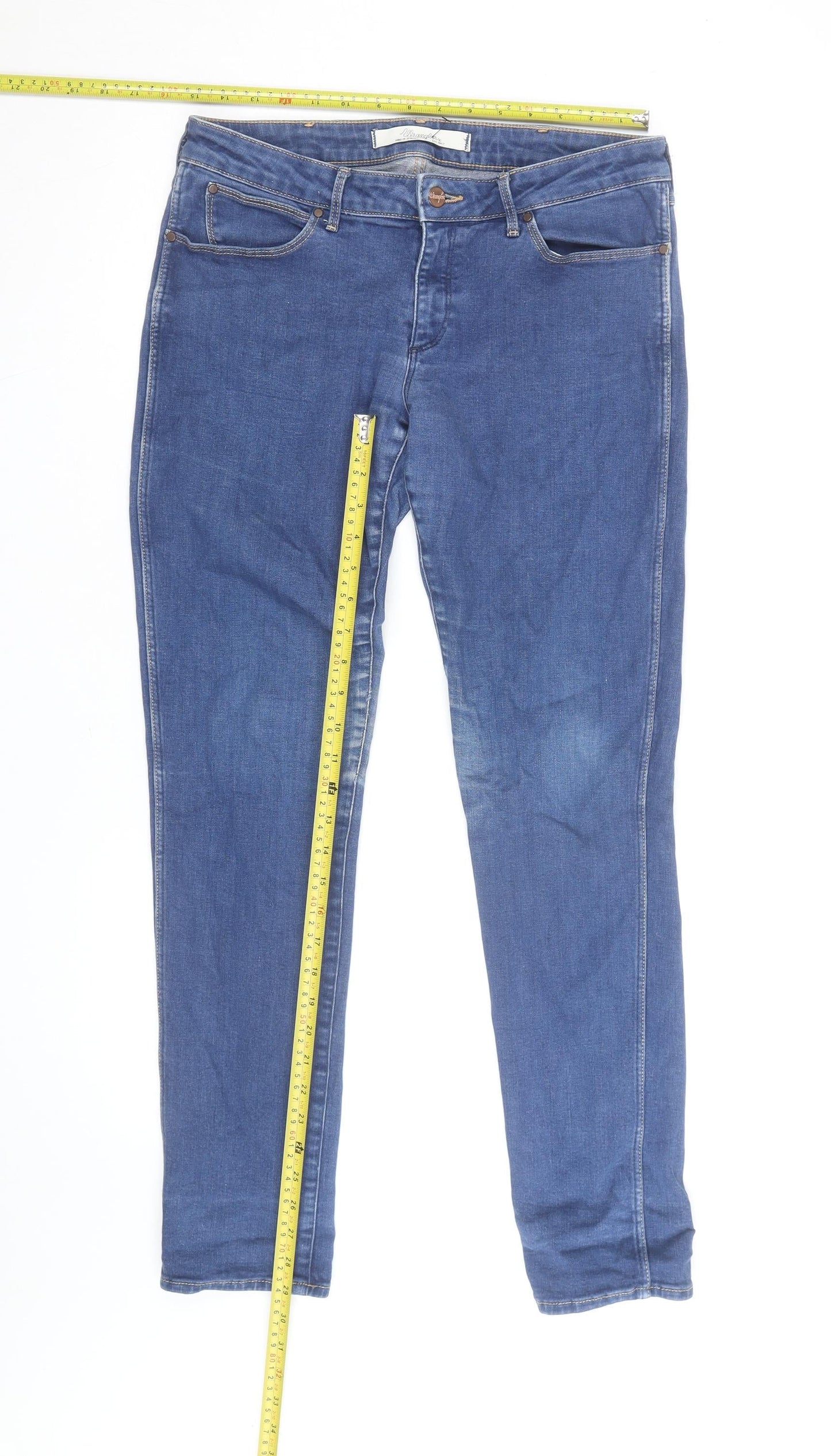 Wrangler Women Blue Molly Skinny Jeans W31 L32 Slim Fit Denim