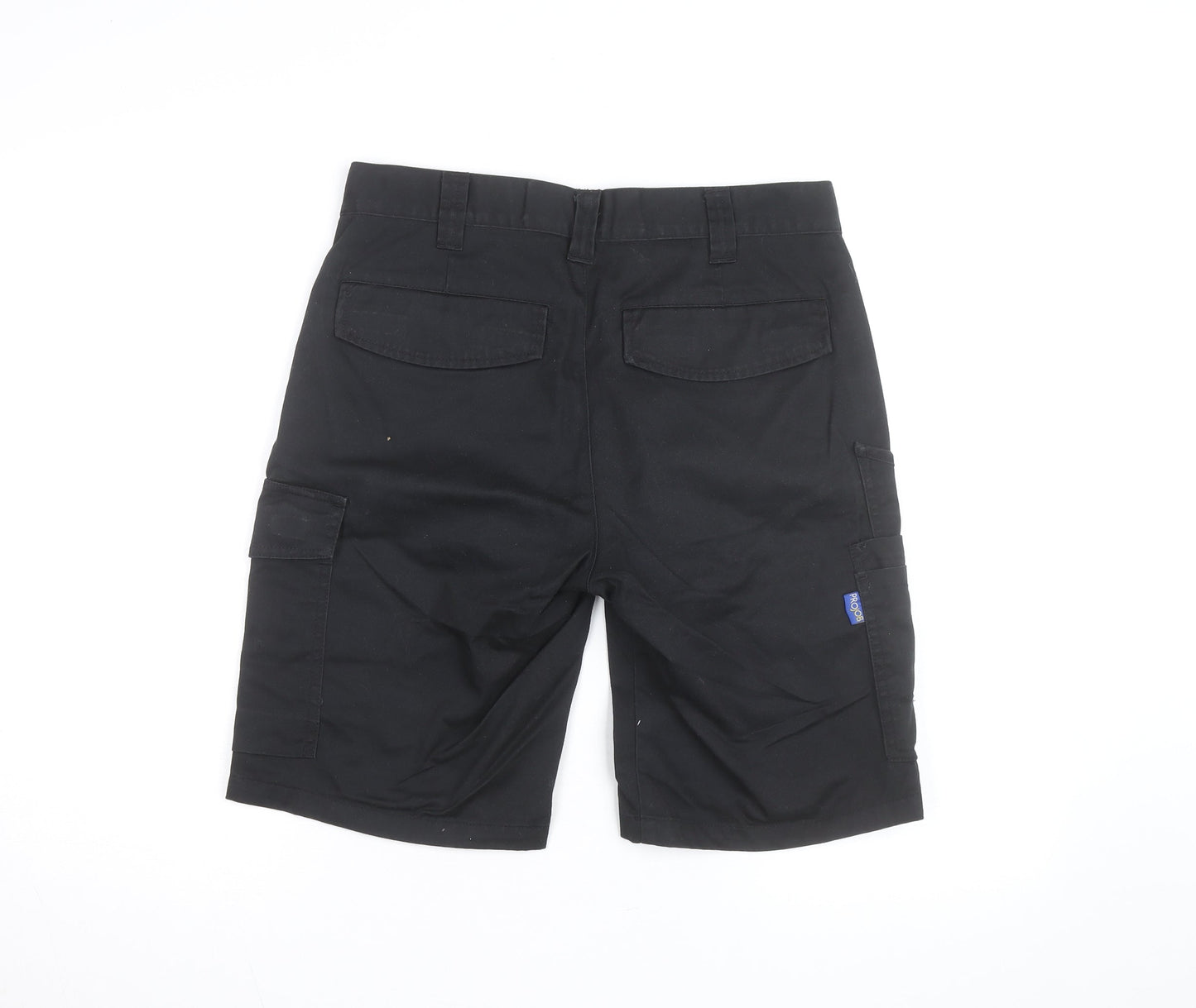 Projob Men's Black Cargo Work Shorts Size M 33in Waist