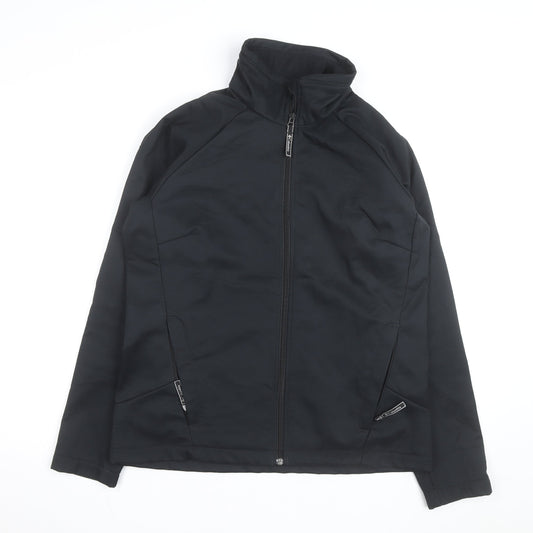 Columbia Men's Black L Soft Shell Activewear Jacket Windproof