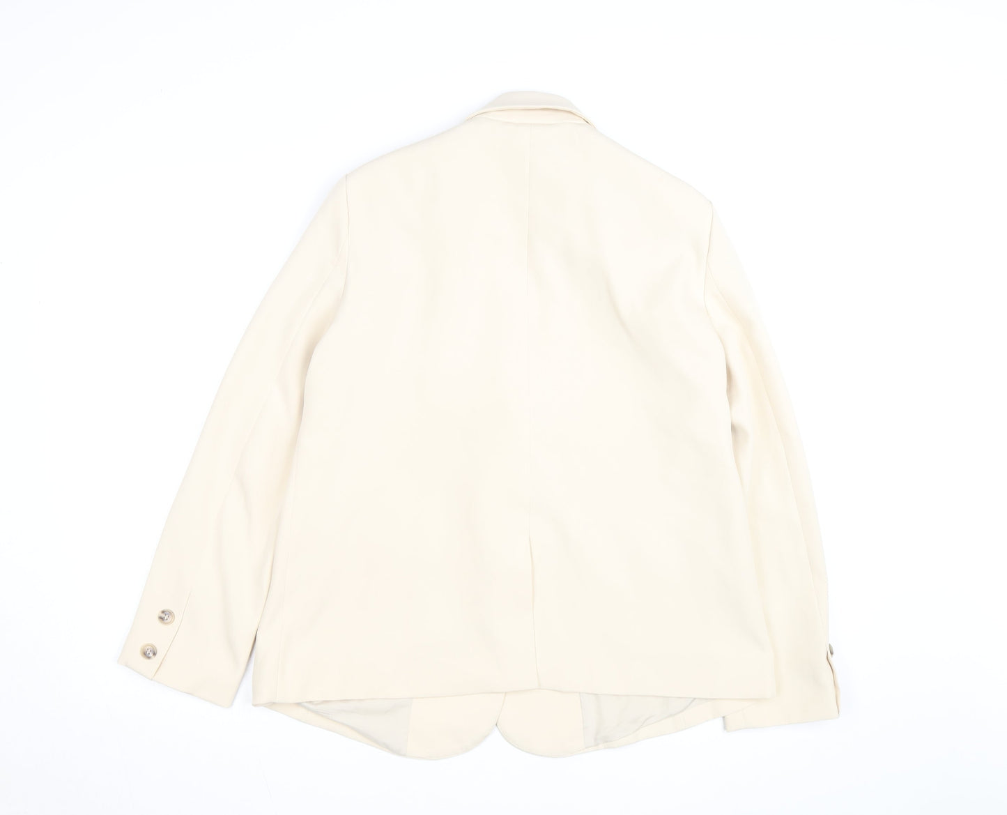 The Frolic Women’s Ivory Single-Breasted Blazer UK 8