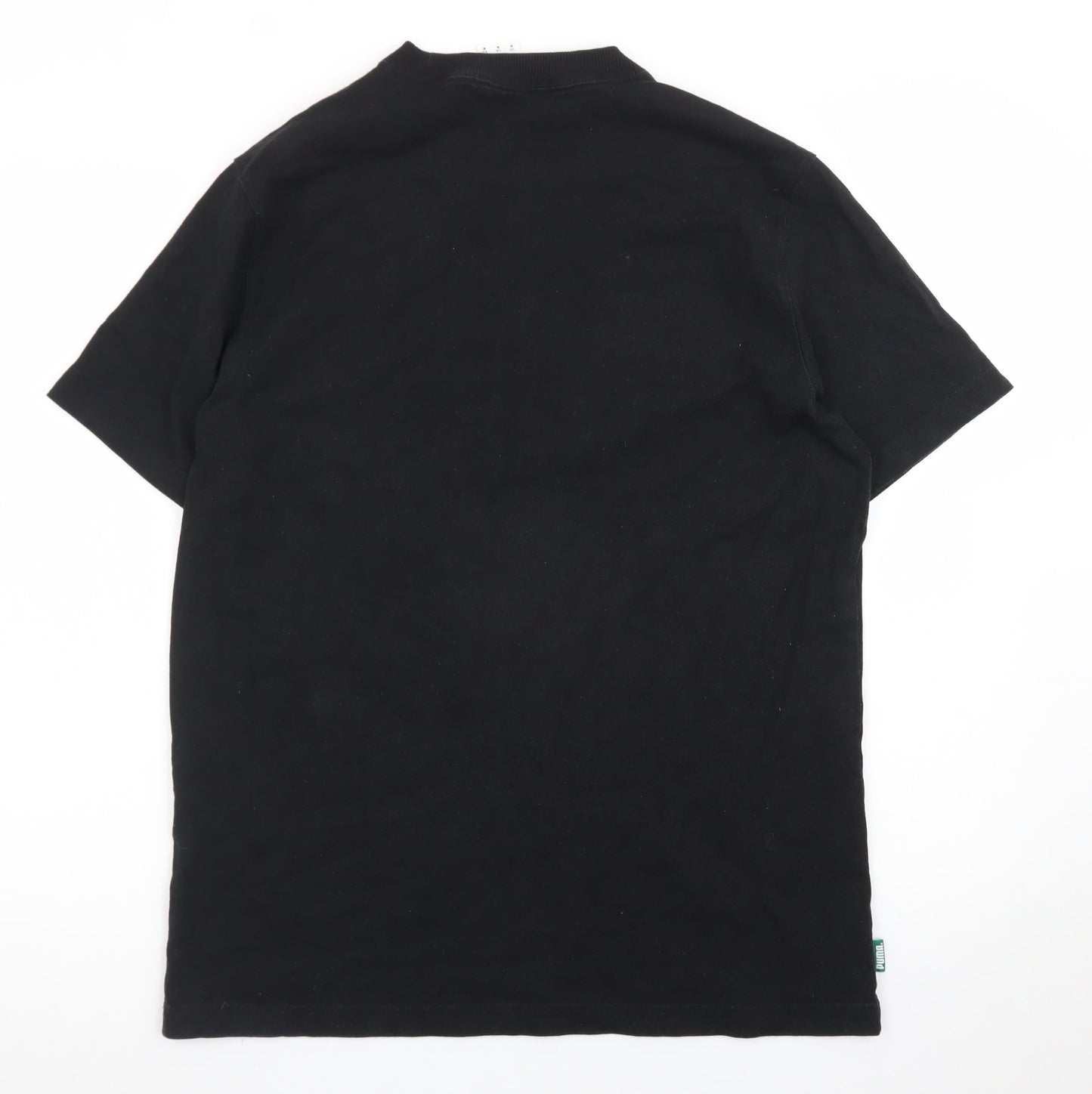 Puma x Butter Mens Black Graphic Logo T-Shirt Medium