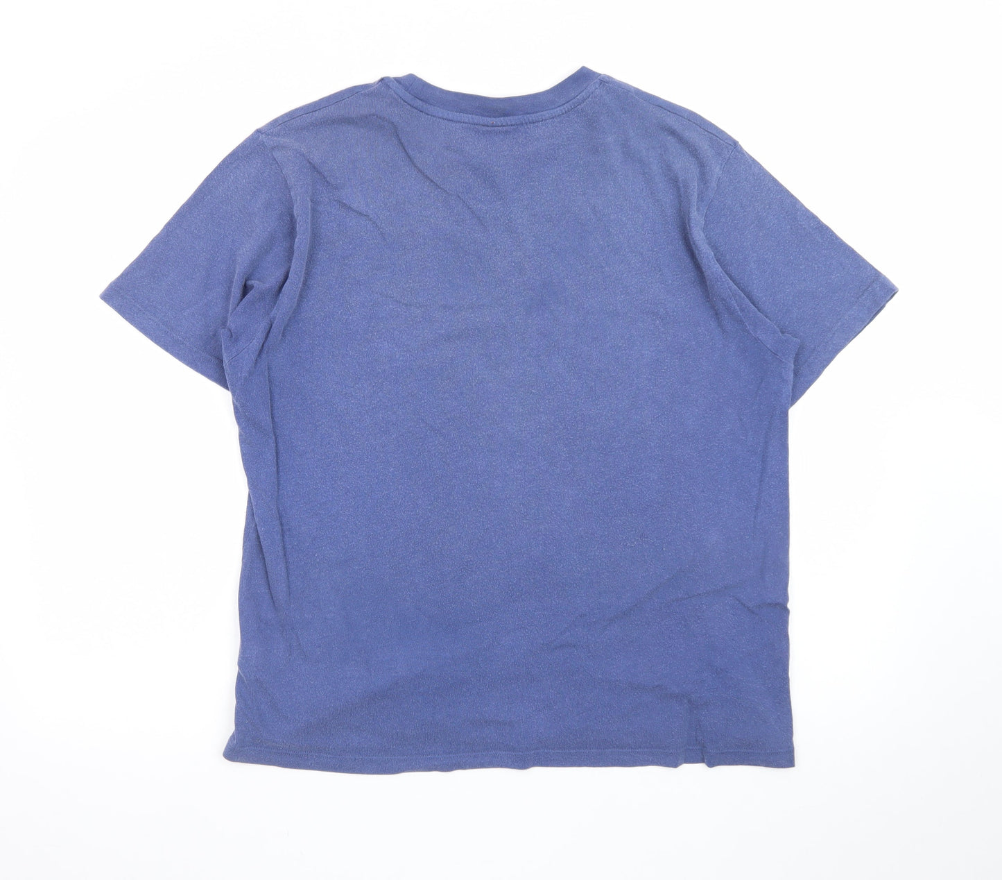 Urban Outfitters Men's Blue Cosmic Graphic Cotton T-Shirt Size M