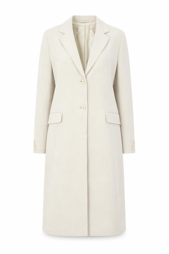Planet Women Beige Size 12 Long Sleeve Collared Jacket Dress