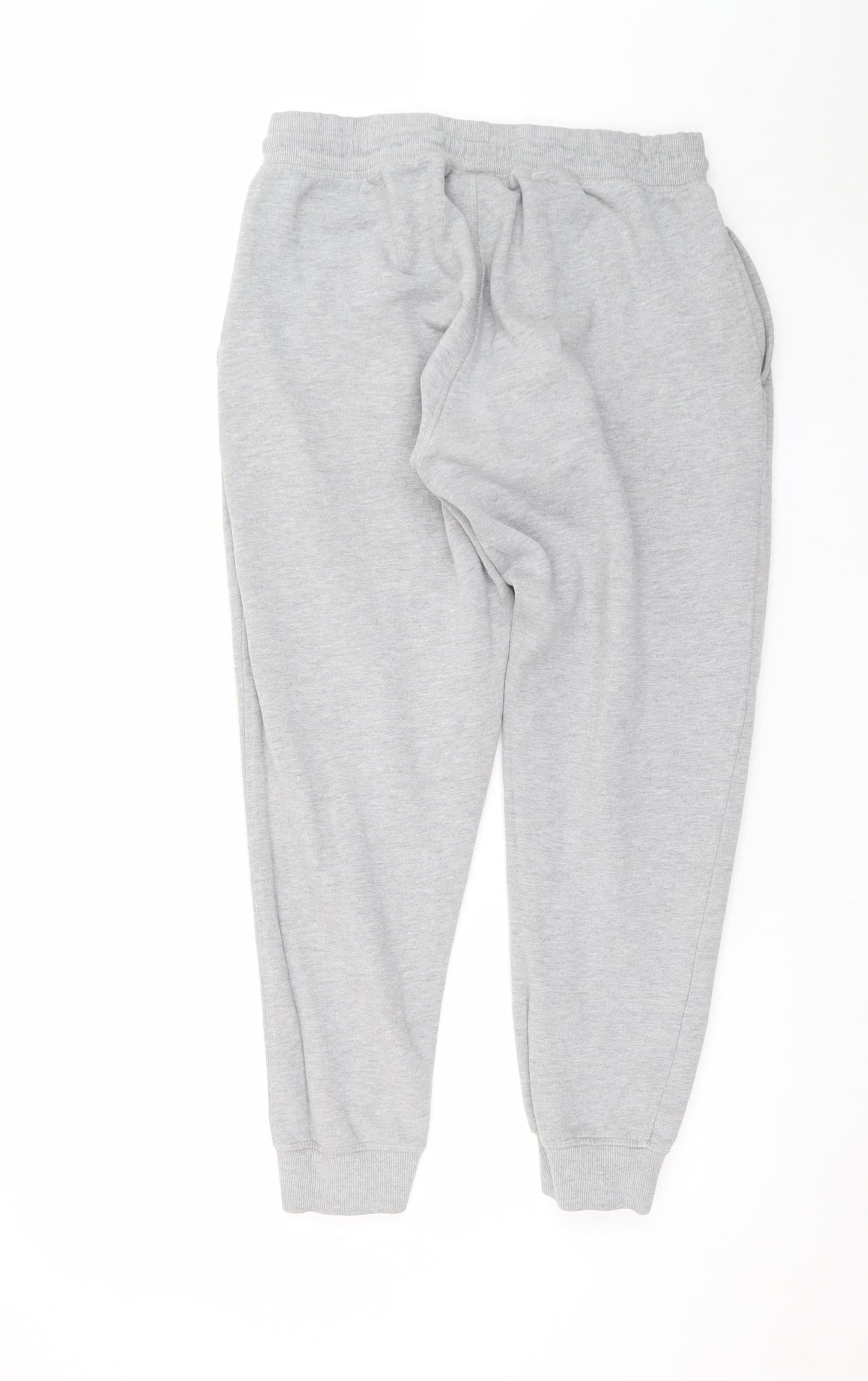 Ellesse Men's Grey Jogger Trousers L Regular Fit Casual Fleece