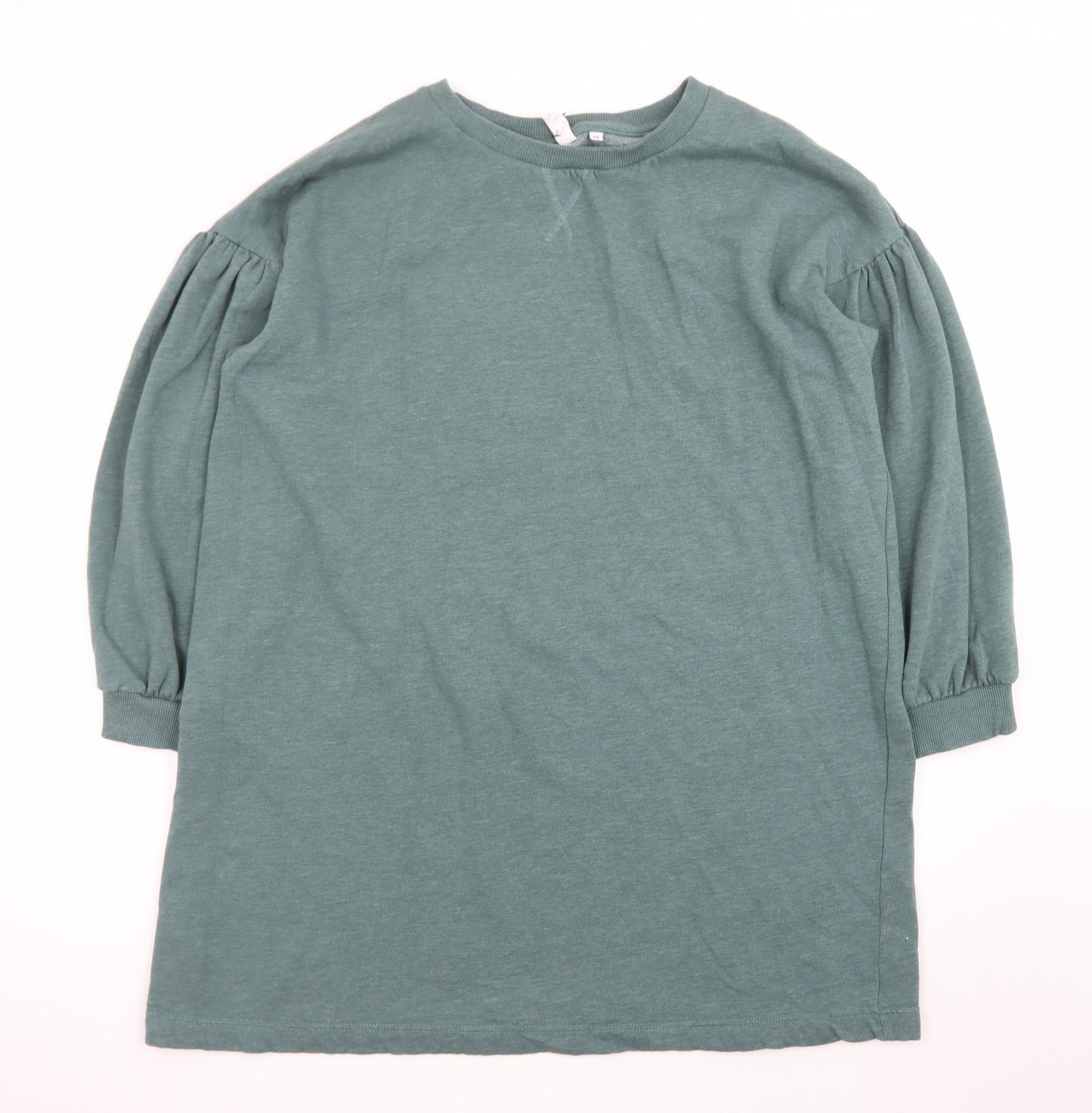 AND/OR Women’s Green Cotton T-Shirt Dress Size 20