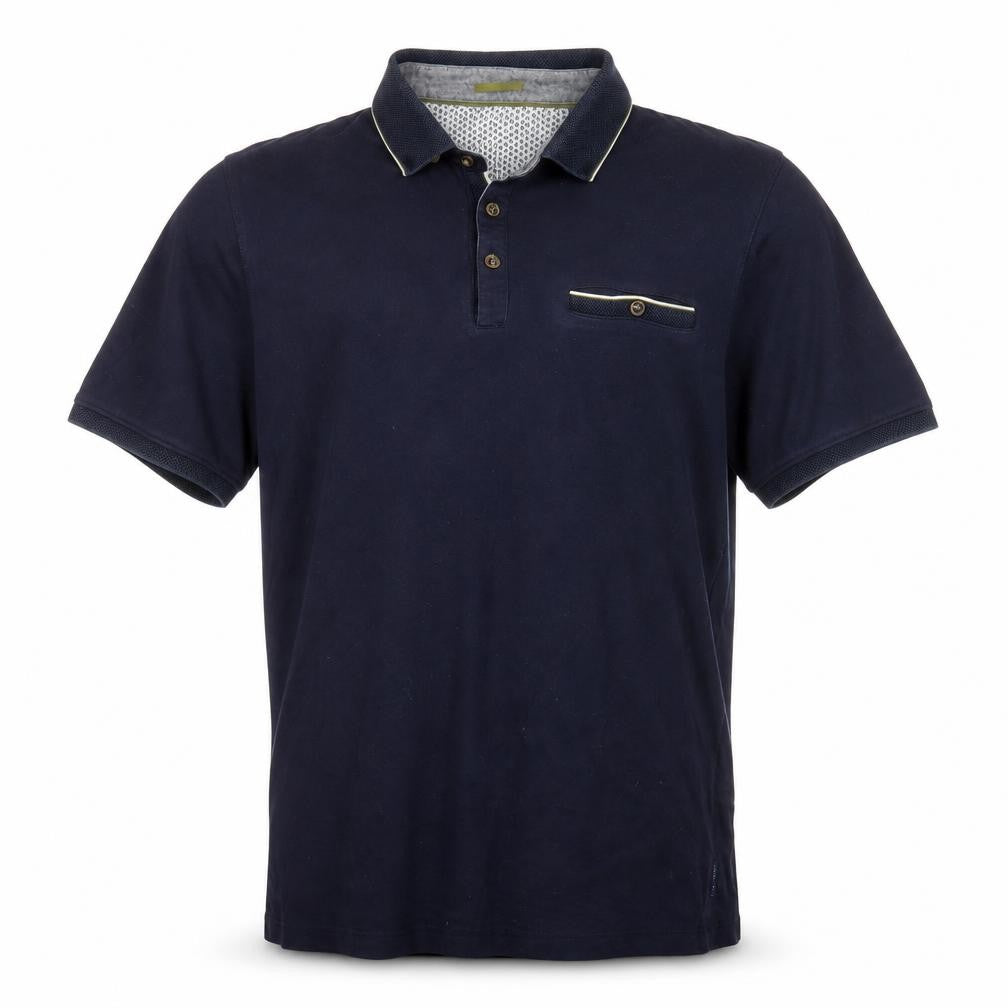 Ted Baker Men's Blue Cotton Polo Shirt Size L