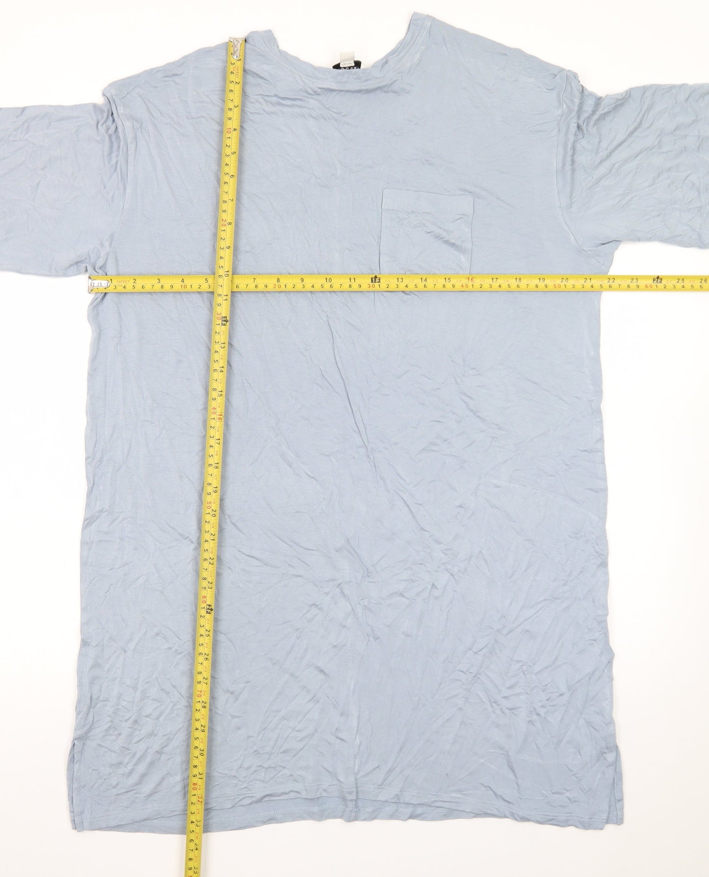 Marks and Spencer Autograph Men’s Blue Cotton Crew Neck Short Sleeve T-Shirt L