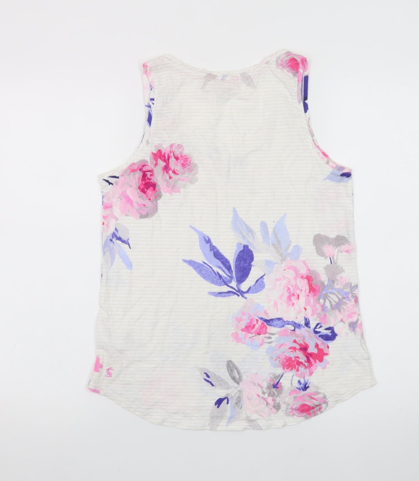 Joules Womens Multicoloured Floral Cotton Tank Top UK 12