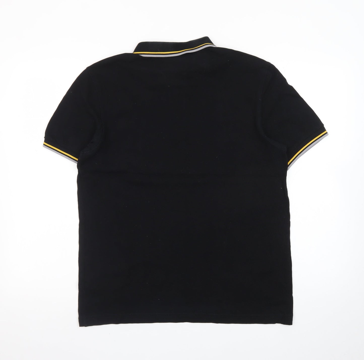 Fred Perry Men's Black M Slim Fit Cotton Polo Shirt
