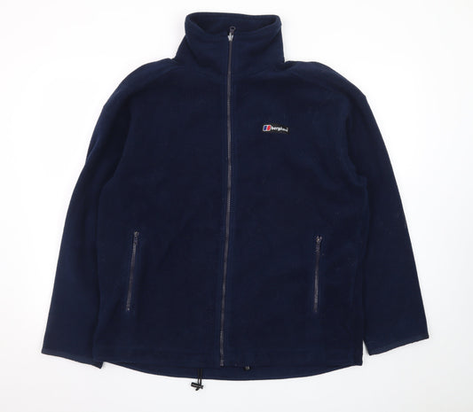 Berghaus Men's Blue Full Zip Fleece Jacket Size L Outdoor
