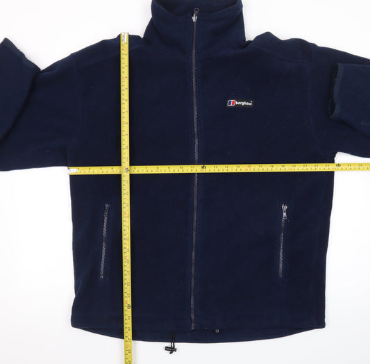Berghaus Men's Blue Full Zip Fleece Jacket Size L Outdoor