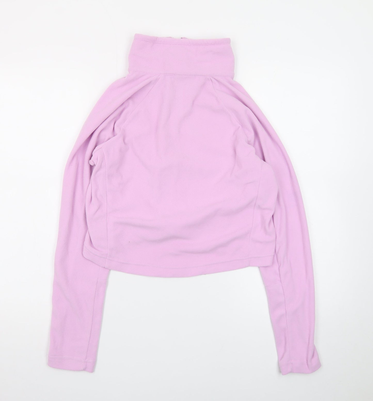 Columbia Women Pink Fleece Pullover Half Zip Sweatshirt Size S