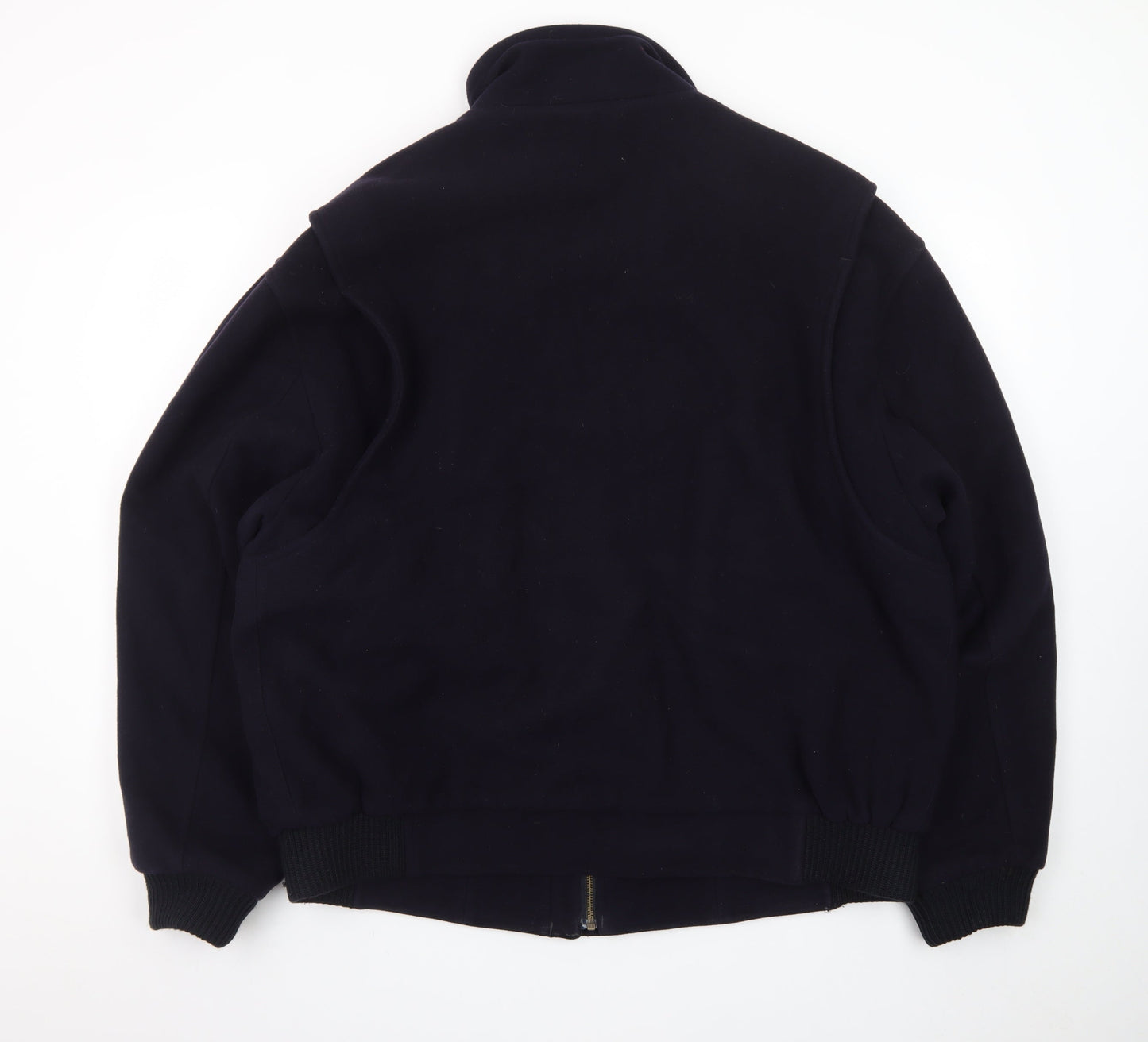 Marks & Spencer Men's Navy Wool Bomber Jacket L