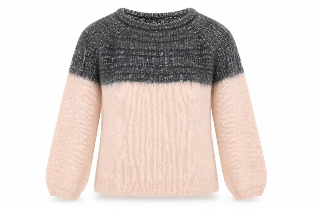 LFT Womens Multicoloured Acrylic Crew Neck Long Sleeve Pullover Jumper Size M