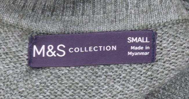 Marks and Spencer Women’s Grey Roll Neck Knit Jumper Size S