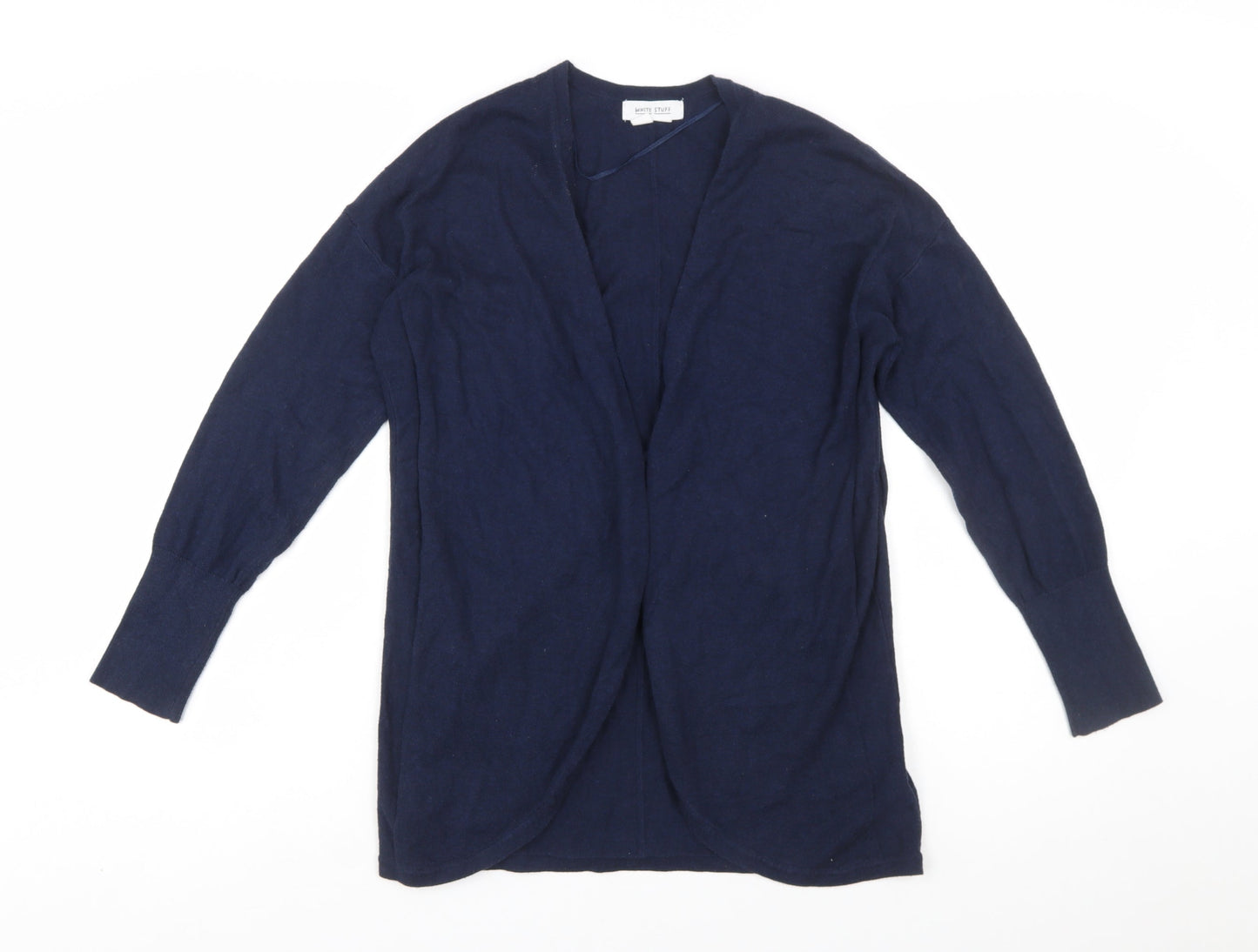 White Stuff Women’s Blue Long Sleeve Knit Cardigan Size S