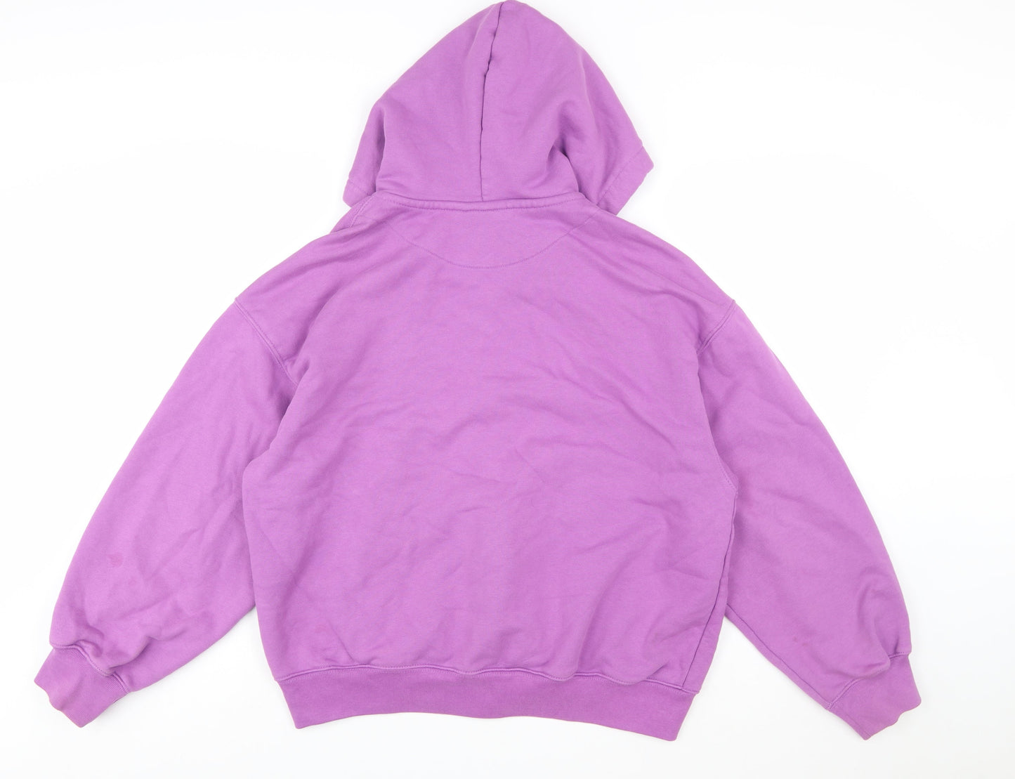 H&M Women’s Purple Cotton Full Zip Hoodie Size S