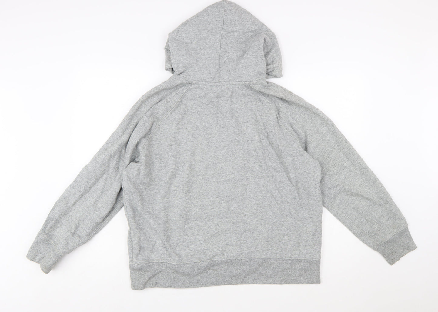 Levi's Mens Grey Pullover Hoodie Size L Graphic Logo Fleece