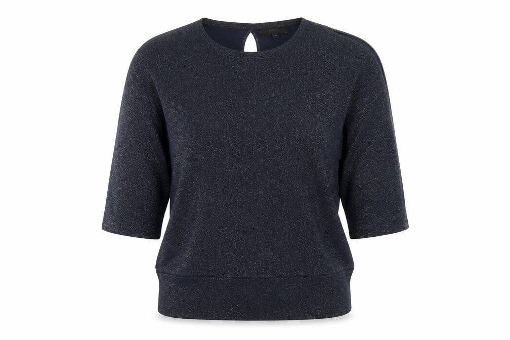 Next Women’s Blue Glitter Knit Pullover Jumper Size 10
