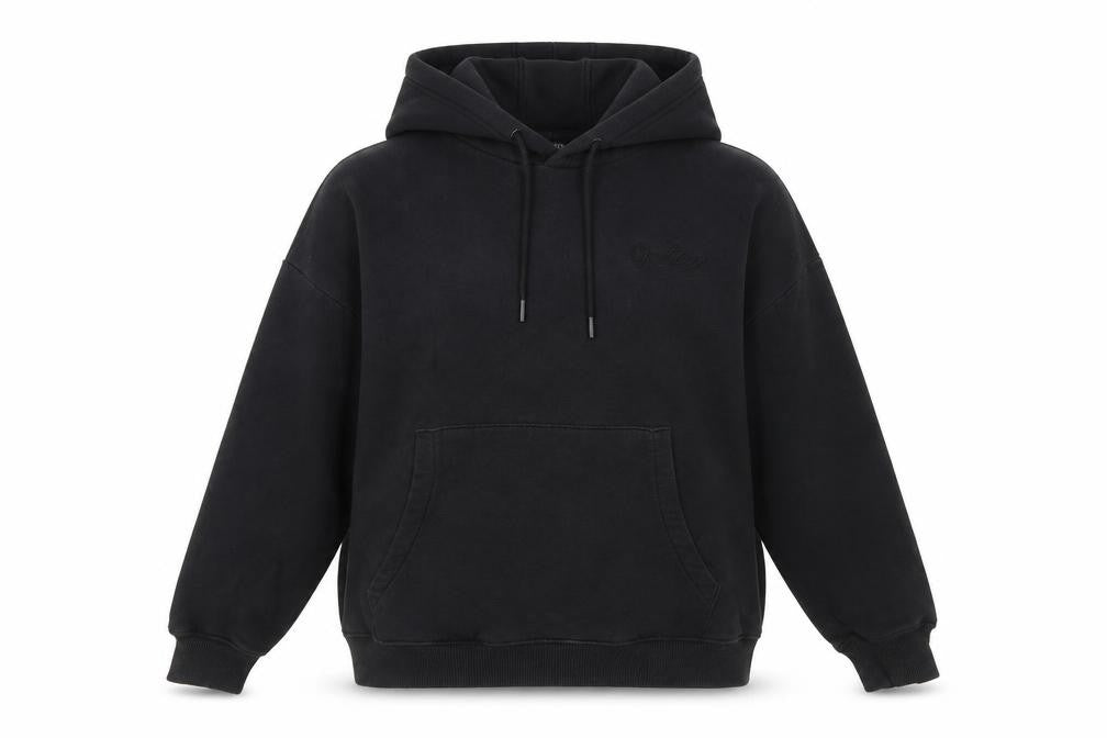 Gym King Womens Black Size 10 Pullover Hoodie with Logo Detail