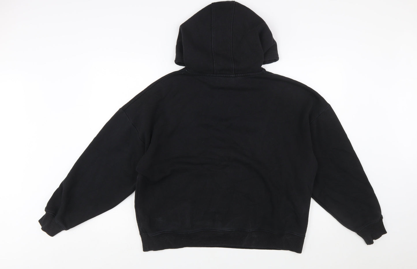 Gym King Womens Black Size 10 Pullover Hoodie with Logo Detail