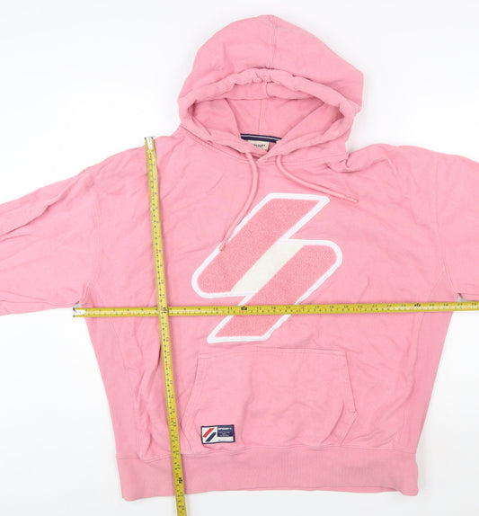 Superdry Women's Pink Pullover Hoodie M