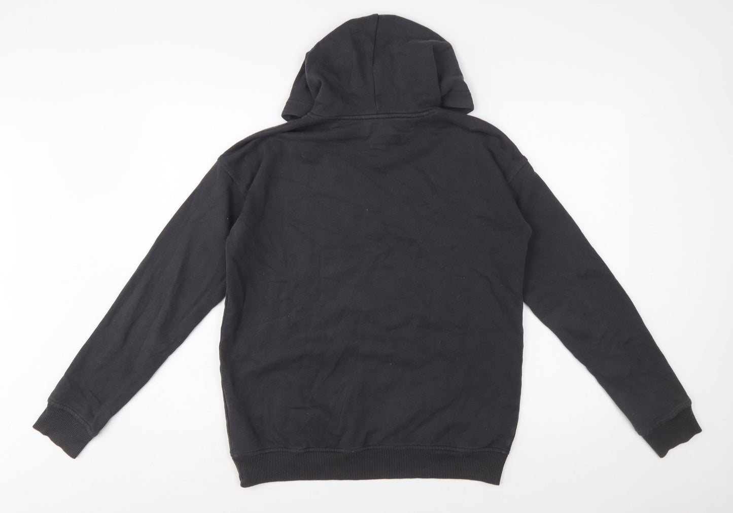 Abercrombie Kids Boys Black Pullover Hoodie 15-16 Years Cotton Blend