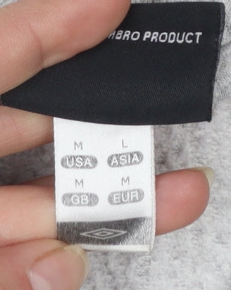 Umbro Men's Grey Crew Neck Sweatshirt M Pullover Sportswear