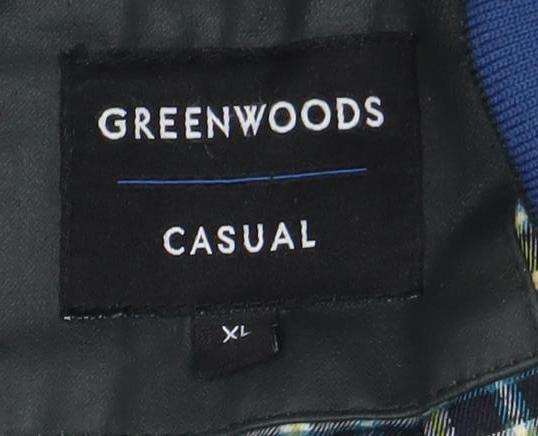 Greenwoods Mens Green XL Lined Parka Jacket with Pockets