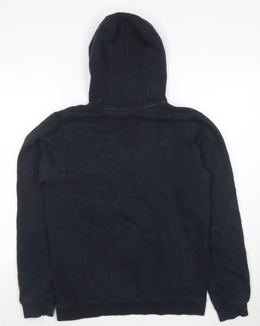 Nike Men's Black Pullover Hoodie Small Fleece Cotton Blend