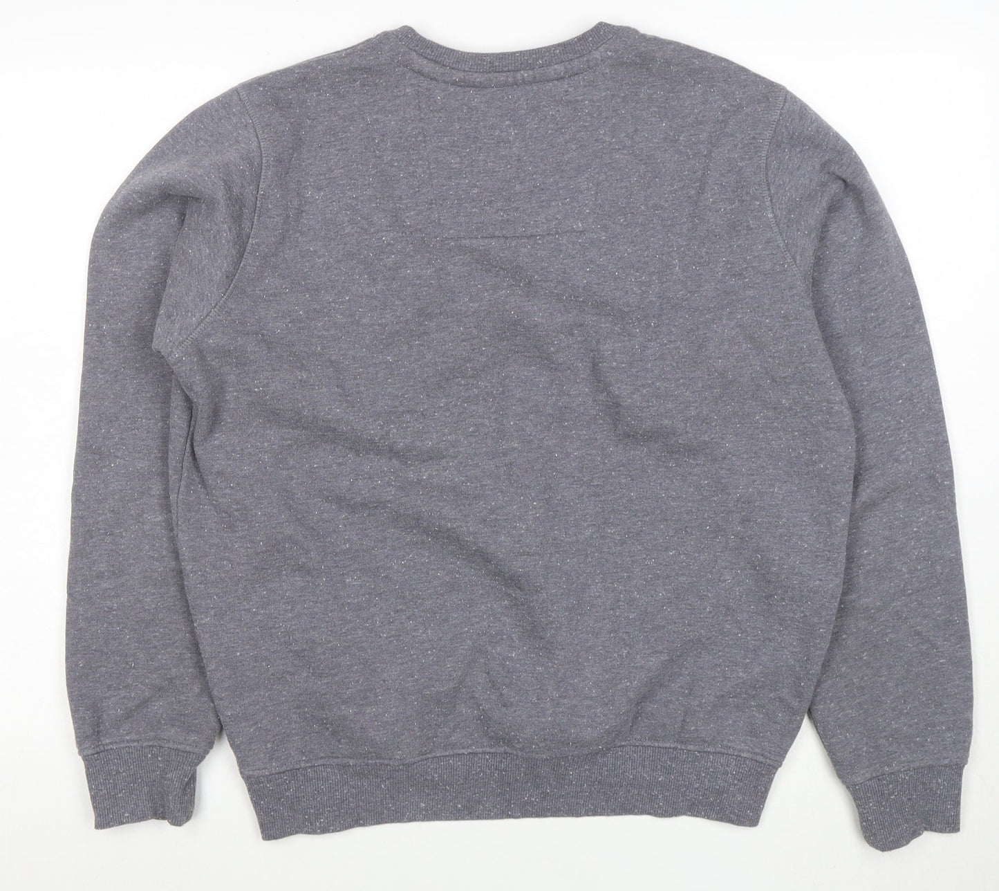 Crew Clothing Company Men's Grey Small Cotton Blend Crew Neck Sweatshirt