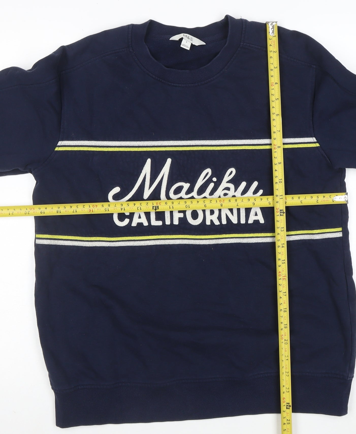 Marks and Spencer Womens Navy Malibu California Sweatshirt S
