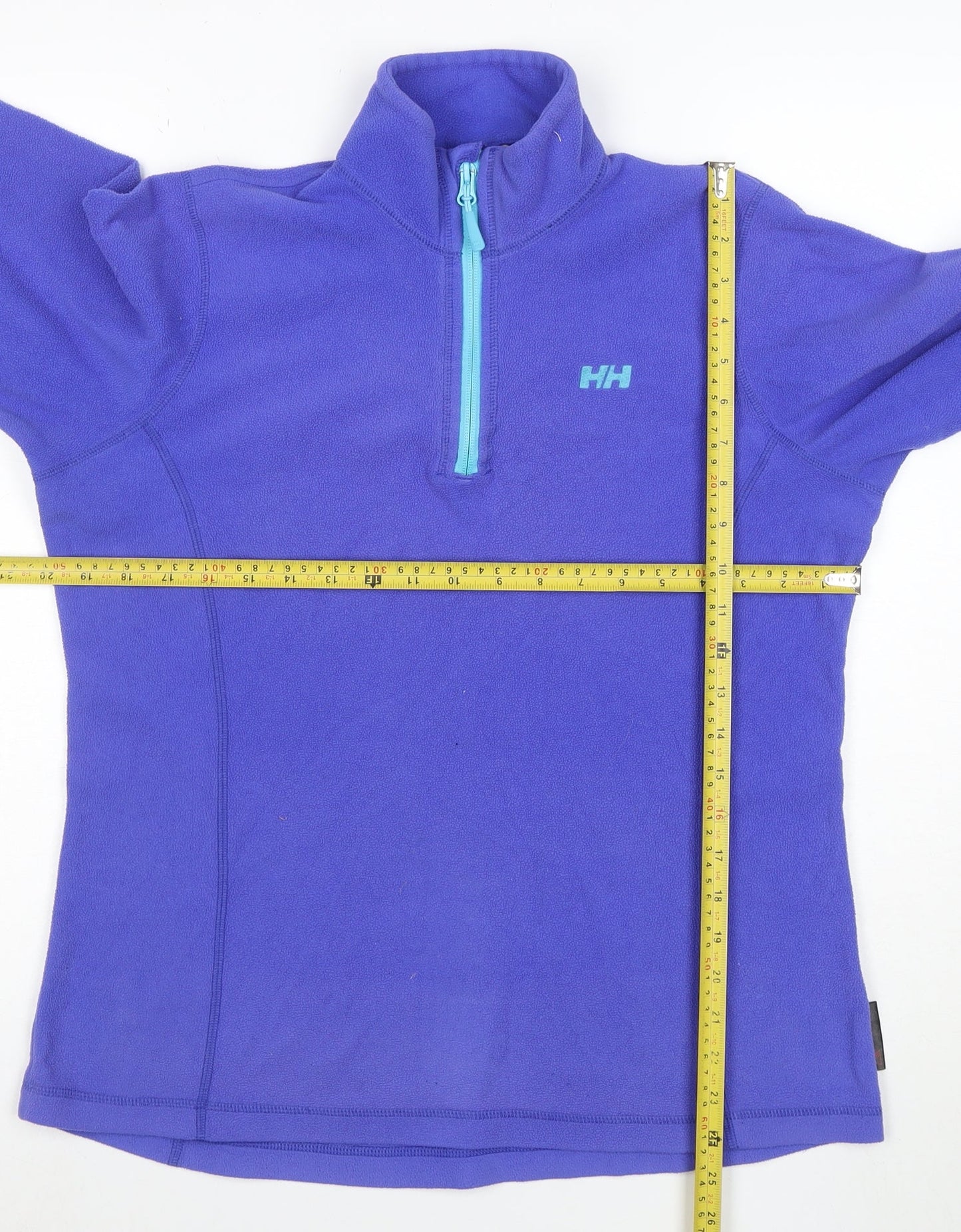 Helly Hansen Women's Purple Fleece 1/2 Zip Pullover Sweatshirt Size L/6