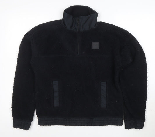 Under Armour Women's Black Small Fleece 1/2 Zip Pullover Sweatshirt