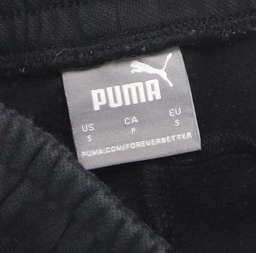 Puma Men's Black Jogger Trousers Size S Regular Fit Activewear