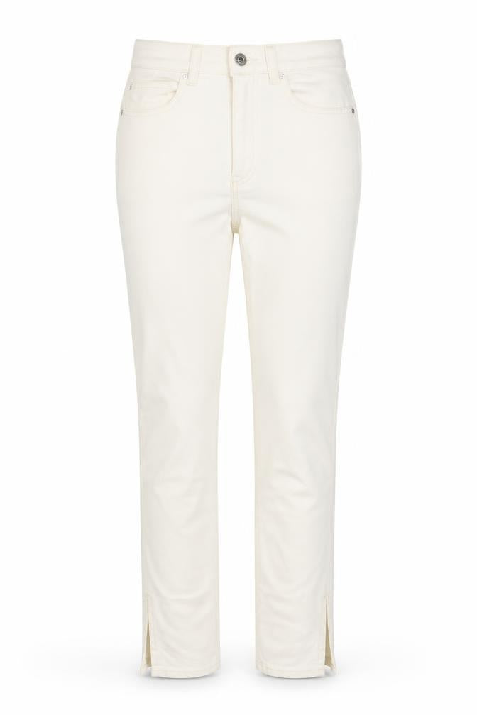 Denim Co Women Ivory Skinny Jeans Size 8 Stretch Cotton Blend