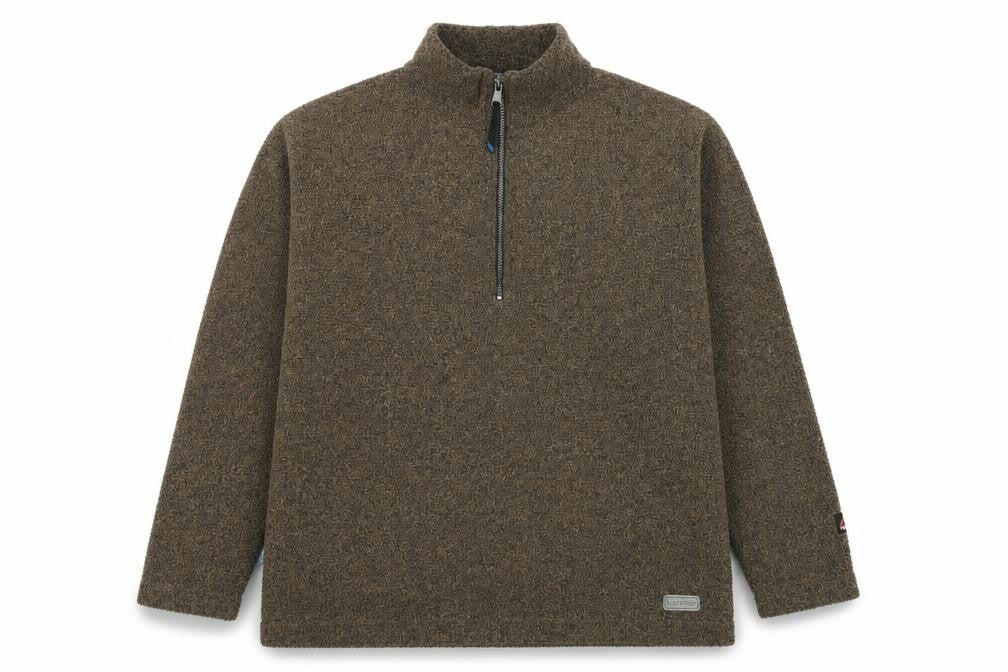 Karrimor Women’s Brown XL 1/2 Zip Fleece Pullover Sweatshirt