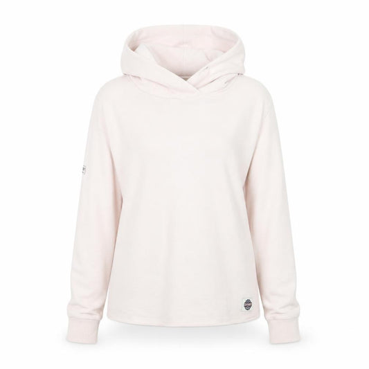 Superdry Women’s Pink Pullover Hoodie L Relaxed Fit Cotton Blend