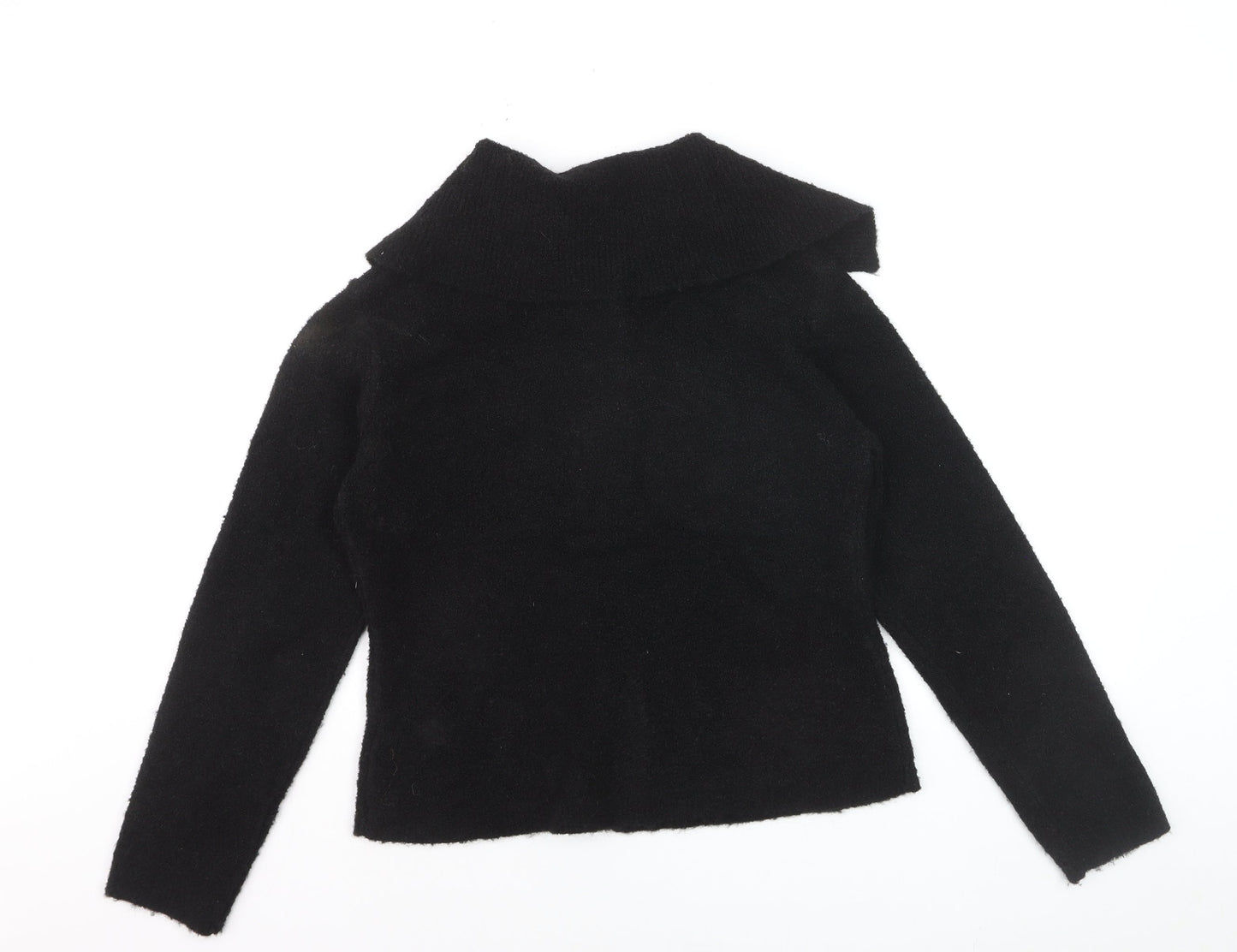 Marks and Spencer Women’s Black Collared Button Knit Cardigan Size S