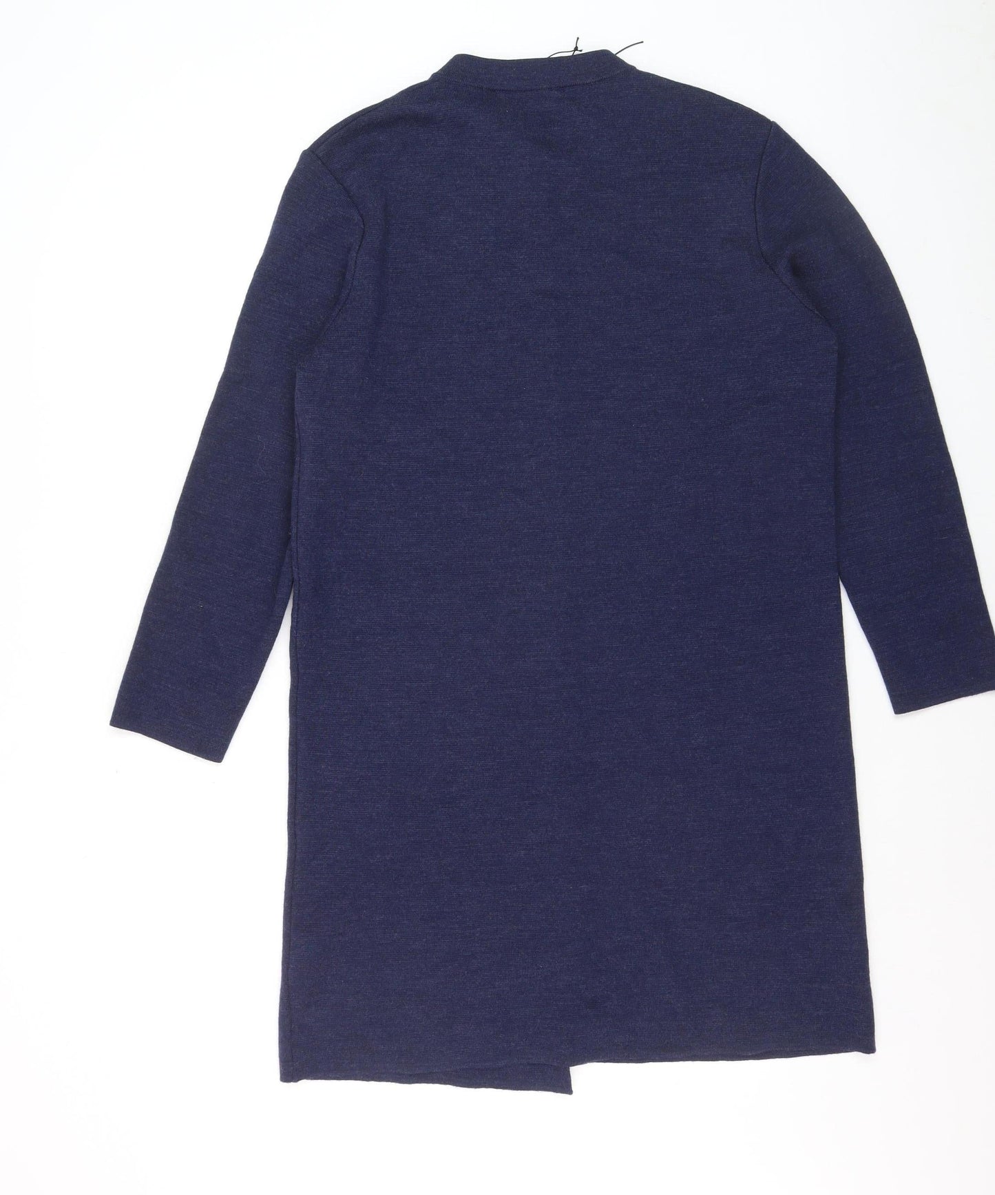 Marks and Spencer Women’s Blue Wool Long Sleeve Collared Cardigan Size 16