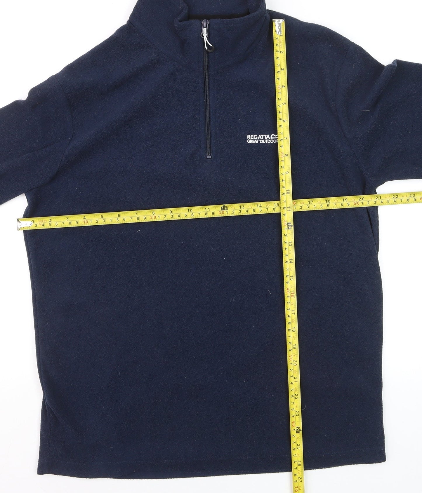 Regatta Men’s Blue Fleece 1/2 Zip Pullover Sweatshirt M