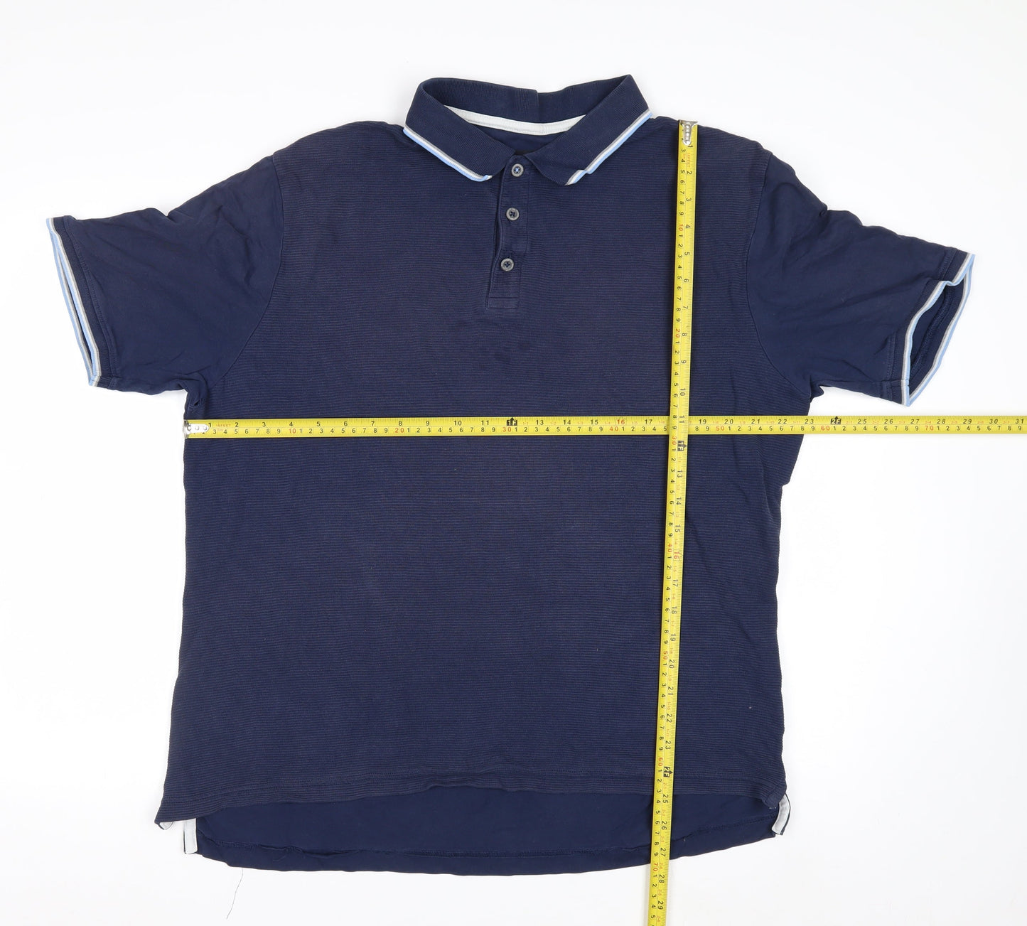 Blue Harbour Men's Blue XL Regular Fit Polo Shirt
