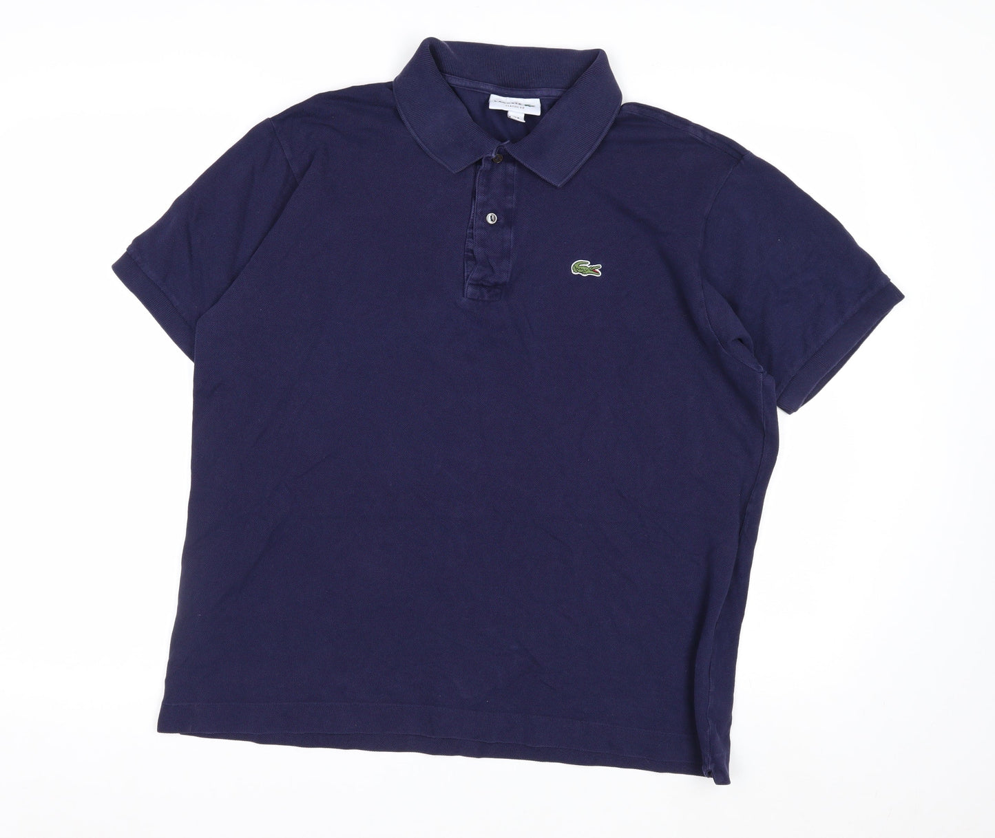Lacoste Men’s Blue Classic Fit Cotton Polo Shirt XL